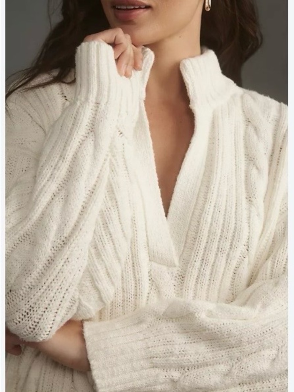 Denimist Cream Cotton Sweater